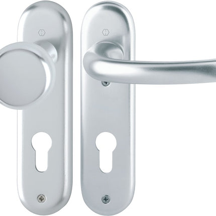 HOPPE Short escutcheon set Tôkyô 53/273KP/1710 Aluminium F1 ( 3000252602 )