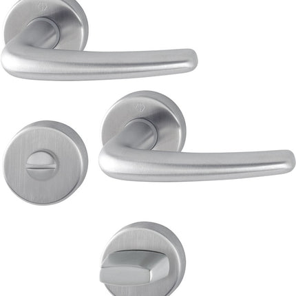 HOPPE set di rose Denver E1310Z/42KV/42KVS in acciaio inox F69 ( 3000252655 )