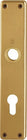 HOPPE par de placas largas 202SP F4 / color bronce F4 ( 3000252128 )