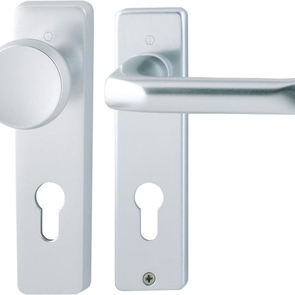 Set di piastre corte HOPPE London 54/227K/202KP/AP/113 Alluminio F1 ( 3000252236 )