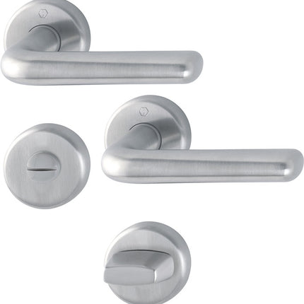 HOPPE Escutcheon set Helsingborg E1730Z/17KV/17KVS Stainless steel F69 ( 3000252053 )