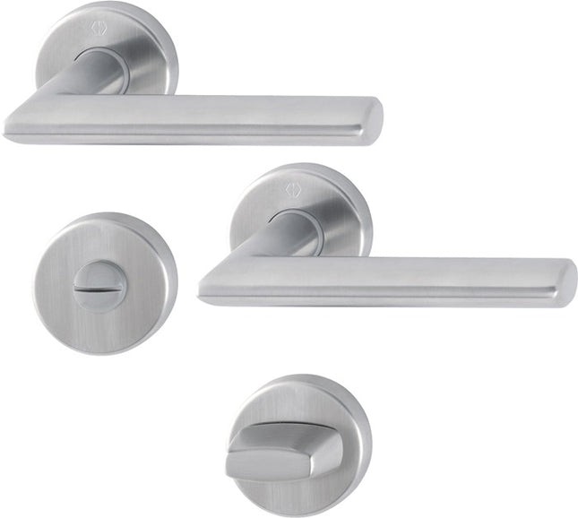 HOPPE Escutcheon set Stockholm E1140Z/42KV/42KVS Stainless steel F69 ( 3000252132 )