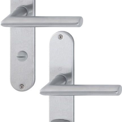 HOPPE long escutcheon set Stockholm E1140Z/302 stainless steel F69 ( 3000252145 )