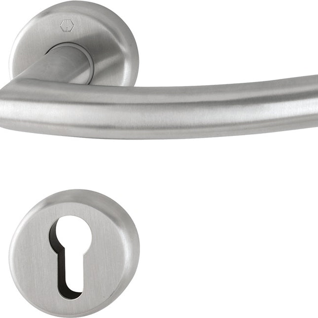 HOPPE Set di rosette Narvik E1430ZP/17KV/17KVS Acciaio inox F69 ( 3000252276 )