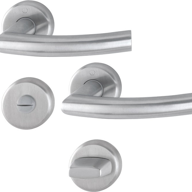 Garniture à rosette HOPPE Narvik E1430ZP/17KV/17KVS Acier inoxydable F69 ( 3000252277 )