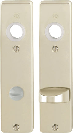 HOPPE Paire de plaques courtes 202KP aluminium F2 ( 3000252026 )