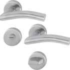 HOPPE Set di rosette Anversa E1402Z/42KV/42KVS Acciaio inox F69 ( 3000252907 )