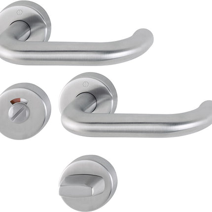 HOPPE rosone Paris E138/42H/42HKVS acciaio inox F69 ( 3000203102 )