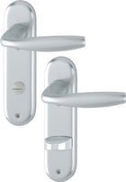 HOPPE set di rosette corte New York 1810/273KP Alluminio F1 ( 3000203556 )