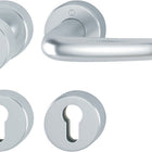 HOPPE Garniture coupe-feu San Francisco FS-58/42H/42HS/1301 aluminium F1 D/K ( 3000202073 )