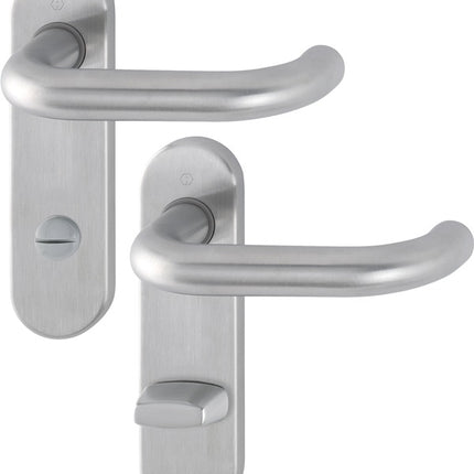 HOPPE short escutcheon set Paris E138Z/353K stainless steel F69 ( 3000203014 )