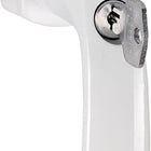 Poignée de fenêtre HOPPE New York 0810S/US10 100Nm aluminium F9016 / blanc trafic ( 8000347602 )