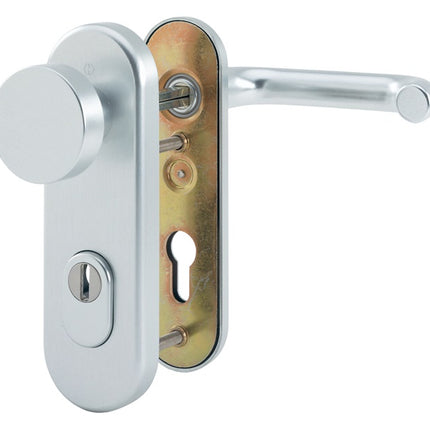 HOPPE Feuerschutzgarnitur Paris FS-58/3332KZA/353K-1/138F Aluminium F1 D/K ( 3000251139 )