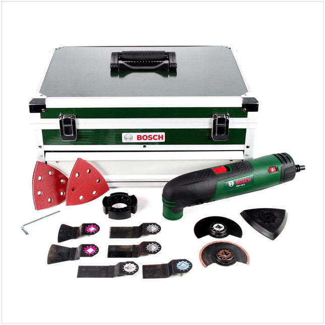 Bosch PMF 190 E Multifunktionswerkzeug inkl. 16 tlg. Zubehör + Toolbox ( 0603100503 ) - Toolbrothers