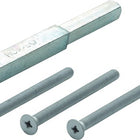 HOPPE kit de fixation D/D broche rapide 2210/3310 épaisseur de porte 72-77mm vis-L.M6x85 ( 8000346982 )