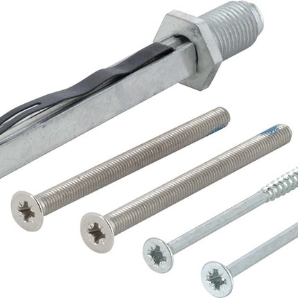 Set di fissaggio HOPPE Sertos(R) K/G 55-60 mm M5 x 70 + 4,0 x 65 ( 3000209933 )