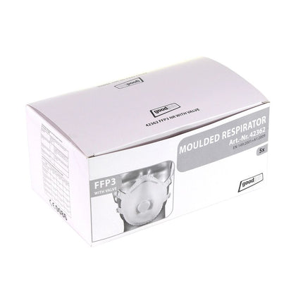Goodjob Tector Atemschutzmaske mit Ventil FFP3 5 Stück ( 42362 ) Maske - Toolbrothers
