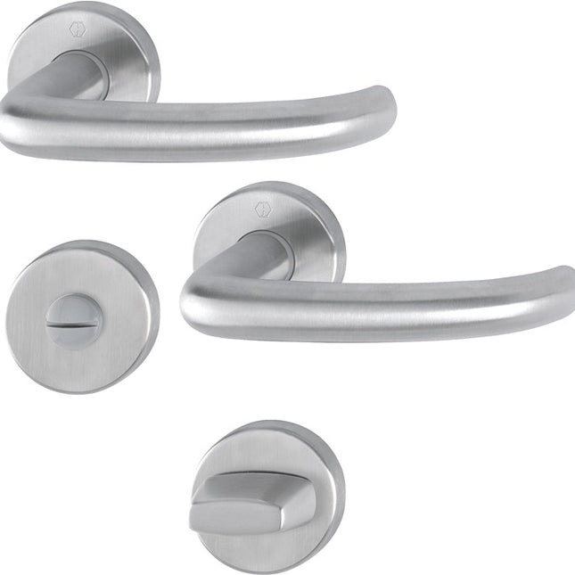 HOPPE Escutcheon set San Francisco E1301Z/42KV/42KVS Stainless steel F69 ( 3000202019 )