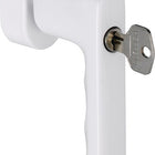 HOPPE window handle Hamburg 0700S/UD9020 Aluminium F9016 / traffic white ( 3000203985 )