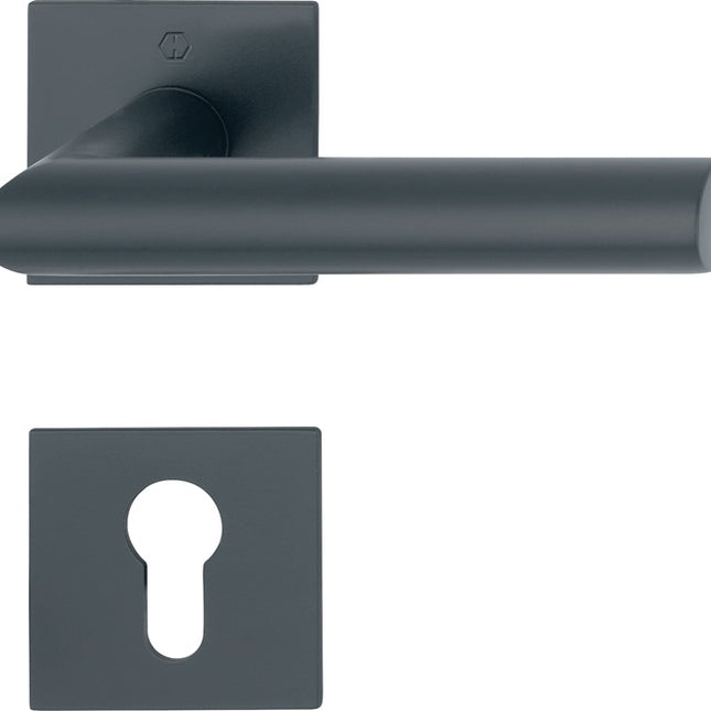 HOPPE Juego de escudos Amsterdam E1400Z/848N/848NS Acero inoxidable F9714M ( 3000209765 )