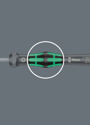 WERA Tournevis précision pour l'électronique 2054 6 pans. 3 mm longueur de la lame 60 mm ( 4300001787 )