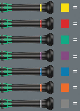 WERA Elektronik-Feinmechanik-Schraubendreher 2054 6-KT. 3 mm Klingenlänge 60 mm ( 4300001787 )