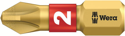 Punta WERA 851/1 BDC 1/4 ″ PH 2 Longitud 25 mm ( 4000829569 )