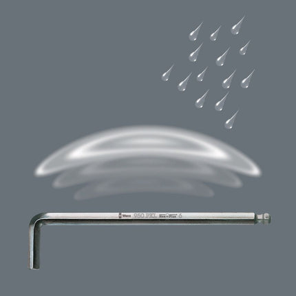 WERA Jeu de clés mâles coudées 950 PKL support en plastique 9 pièces ( 4000825492 )