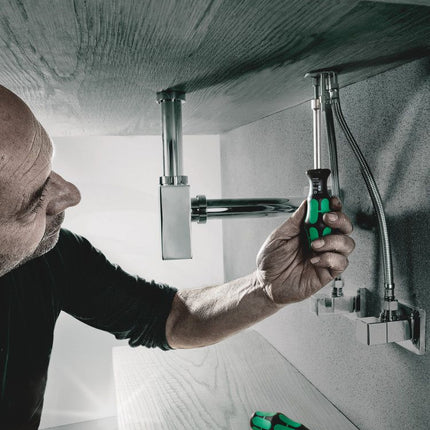 WERA Hexagon socket spanner 395 HO SW 6 mm Blade length 90 mm ( 4000827807 )