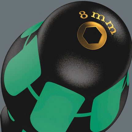 WERA Hexagon socket spanner 395 HO SW 13 mm Blade length 90 mm ( 4000827840 )