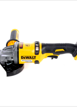 DeWalt DCG 414 T2 Akku Winkelschleifer 54 V XR Flexvolt 125 mm Brushless + 2x Akku 6,0 Ah + Ladegerät + 5x Edelstahl Trennscheibe + 2x Schruppscheibe + TSTAK - Toolbrothers