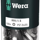 WERA confezione grande di punte 855/1 Z 1/4 ″ PZD 2 Lunghezza 25 mm ( 4000822268 )