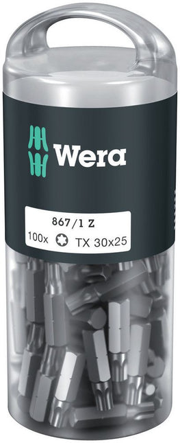 WERA confezione grande di punte 867/1 Z 1/4 ″ T 30 Lunghezza 25 mm ( 4000822275 )