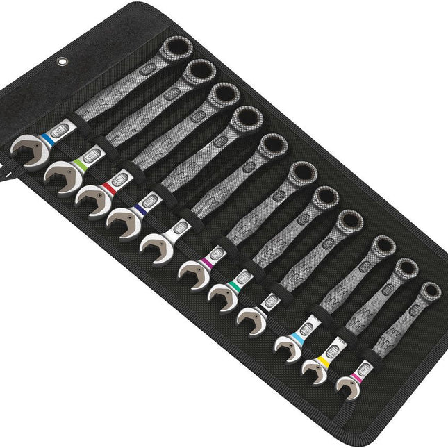 WERA Joker 11-piece ratchet spanner set, spanner sizes 8-19 mm ( 4000821535 )