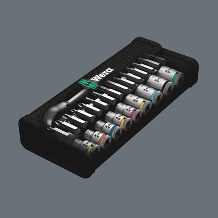 Juego de llaves de vaso WERA 8100 SA 7 Zyklop 28 piezas 1/4 ″ ( 4000821653 )