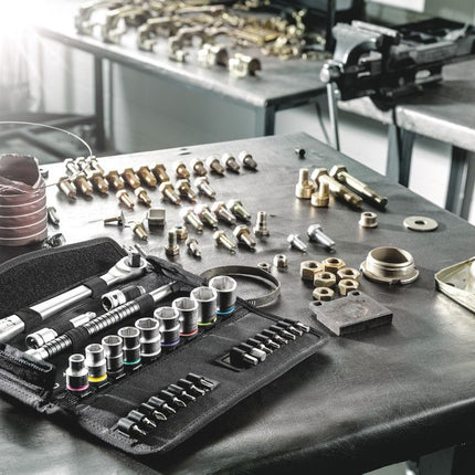 WERA Zyklop Metal 8100 SB 8 Juego de llaves de vaso de 29 piezas 3/8 ″ ( 4000821752 )