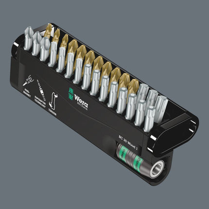 WERA Bitsortiment Bit-Check 30 Wood 1 30-teilig ( 4000829033 )