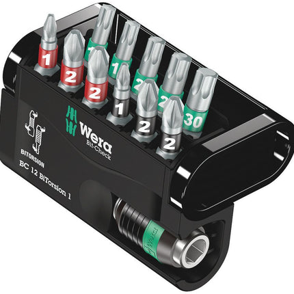 WERA Bit-Check 12 BiTorsion 1 Set di punte da 12 pezzi ( 4000829019 )