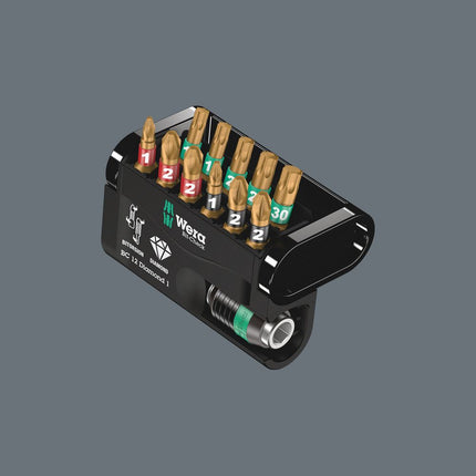 WERA Bit-Check Diamond 1 Juego de puntas de 12 piezas ( 4000829037 )