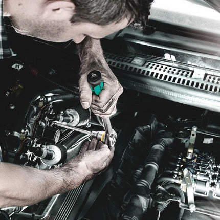 WERA Carraca reversible de palanca 8006 Zyklop Hybrid C 1/2 ″ 72 dientes ( 4000821143 )