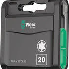 WERA large pack of bits 1/4 ″ T 20 Length 25 mm ( 4000829008 )