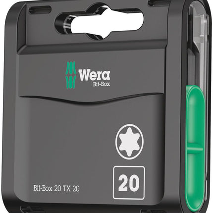 WERA large pack of bits 1/4 ″ T 20 Length 25 mm ( 4000829008 )