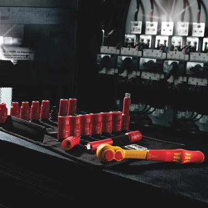 Juego de llaves de vaso WERA 8100 SB VDE 1 Cyclops 17 piezas 3/8 ″ ( 4000828008 )