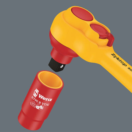 Juego de llaves de vaso WERA 8100 SB VDE 1 Cyclops 17 piezas 3/8 ″ ( 4000828008 )