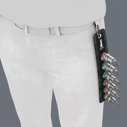 WERA zestaw kluczy nasadowych Belt C 3 TORX(R) HF Zyklop 6-częściowy ( 4000821204 )