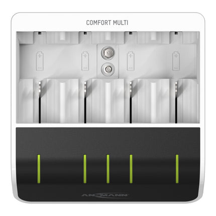 ANSMANN Caricabatterie Comfort-Multi con ingresso USB ( 4000902122 )