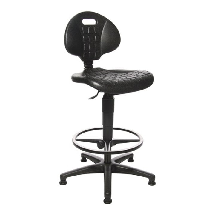TOPSTAR Chaise d’atelier pivotante Tec 20 patins + anneau de pied ( 9000454307 )