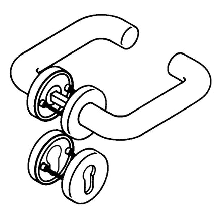 HEWI Fire protection set 111R11.230 Plastic 90 D/D ( 3000204648 )