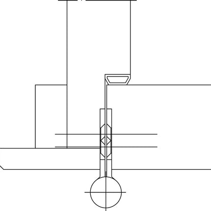 Bisagra para puerta SIMONSWERK Q1 acero galvanizado ( 3000255786 )