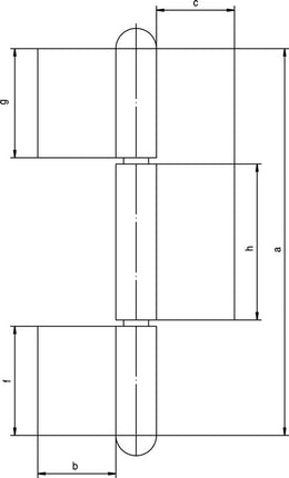 SIMONSWERK Konstruktionsband KO 8 Bandlänge 220 mm Lappenbreite 50 mm ( 3000255520 )